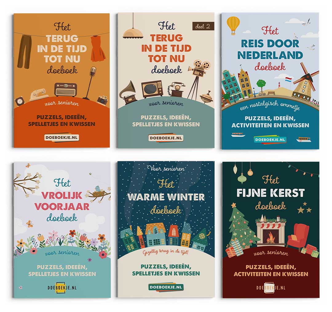 Voordeelpakket 6 doeboeken | voor ouderen
