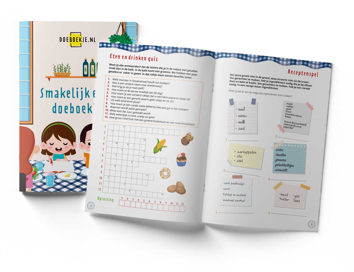 Smakelijk eten Doeboekje | voor kinderen