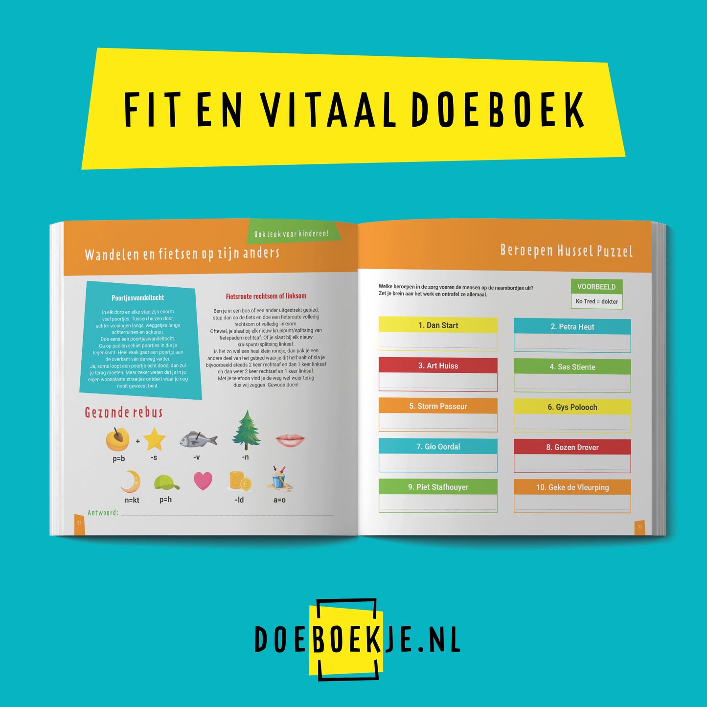 Fit & Vitaal Doeboek | voor jong en oud