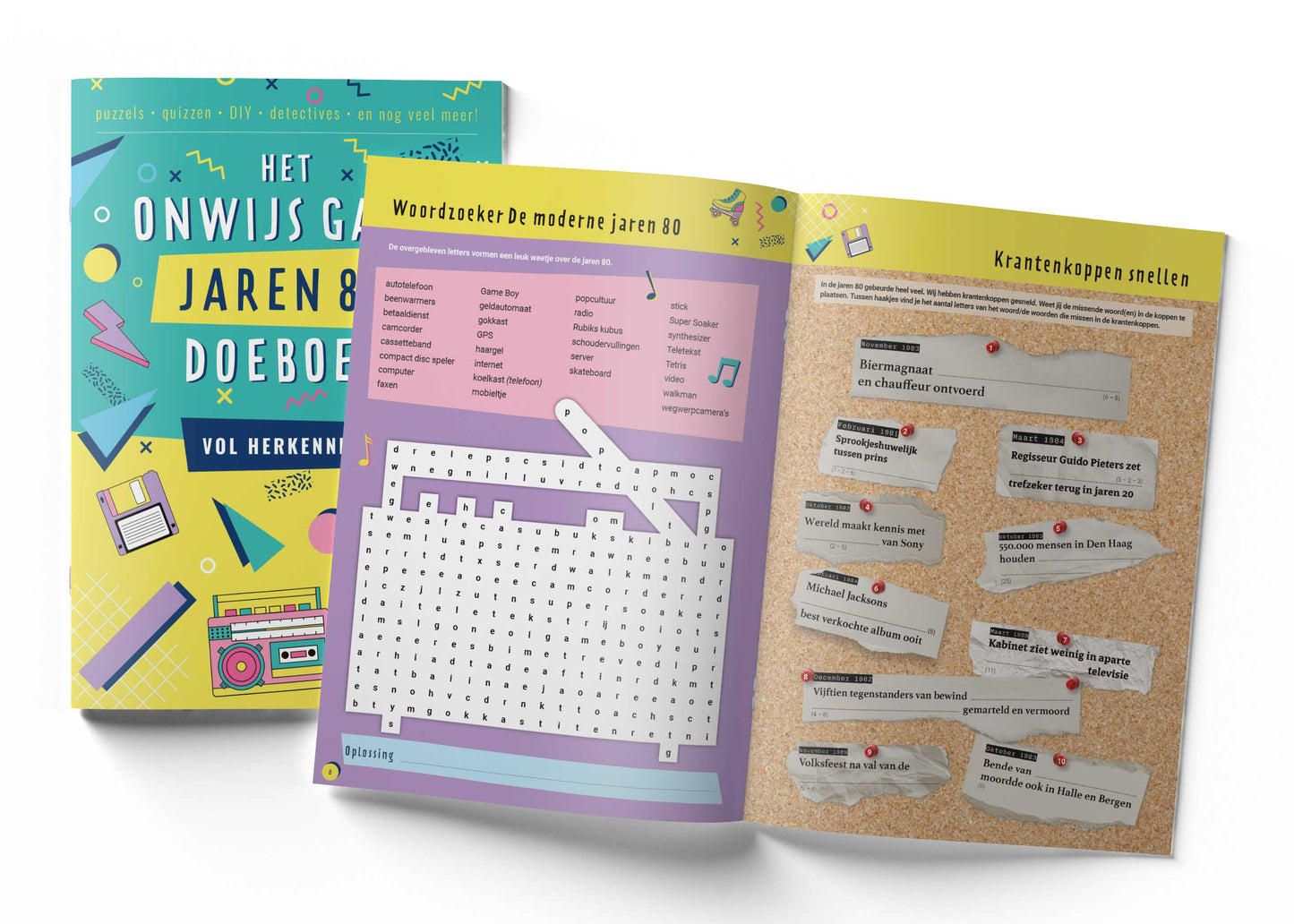 Onwijs Gaaf Jaren 80 Doeboek | voor volwassenen