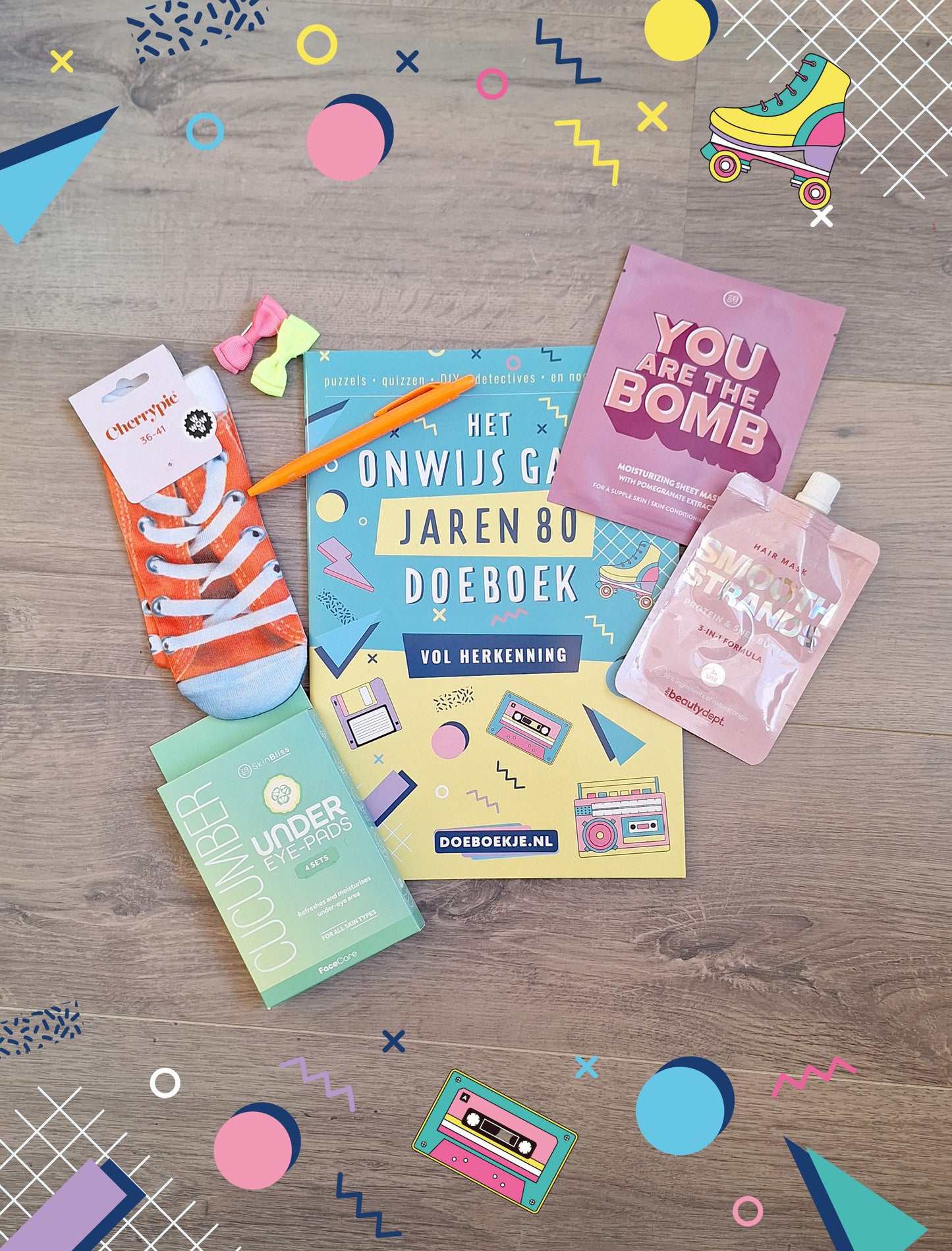 Jaren 80 feestpakket 19 | voor volwassenen