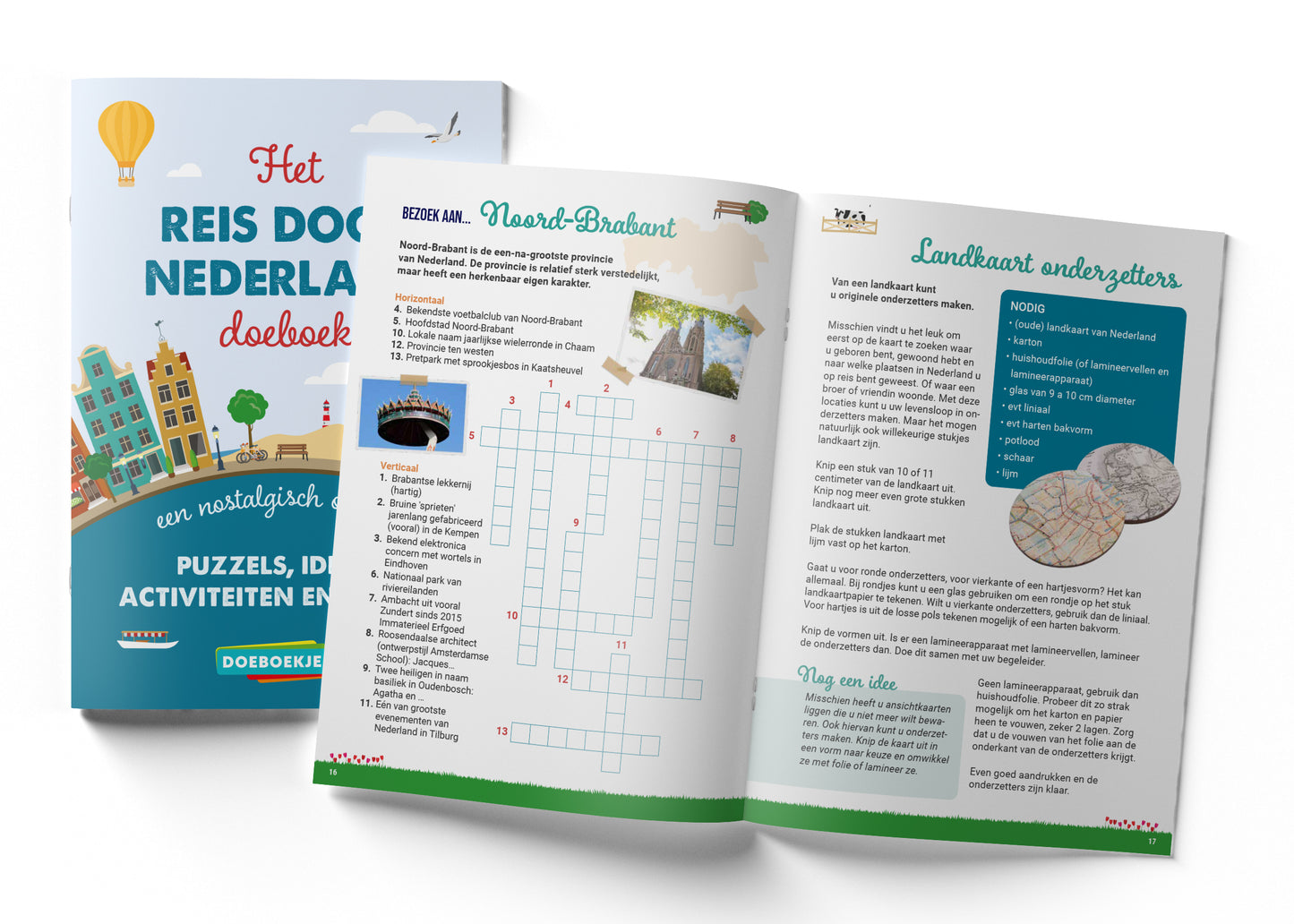 Reis door Nederland Doeboek | voor volwassenen en senioren