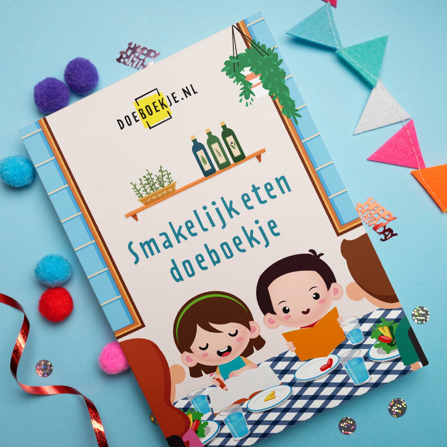 Set van 5 Smakelijk eten Doeboekjes | voor kinderen vanaf groep 4