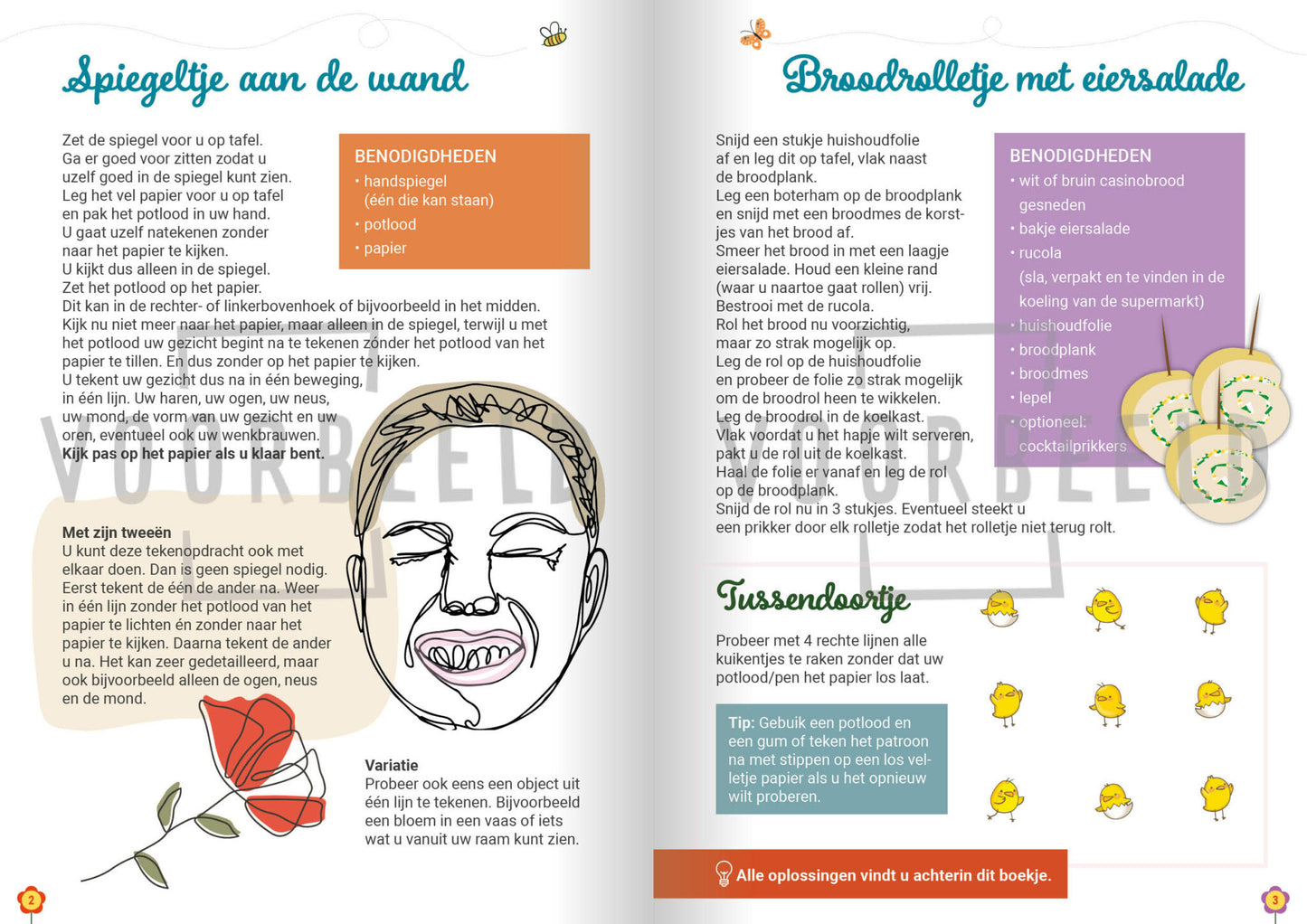 Vrolijk Voorjaar Doeboek | voor oudere senioren