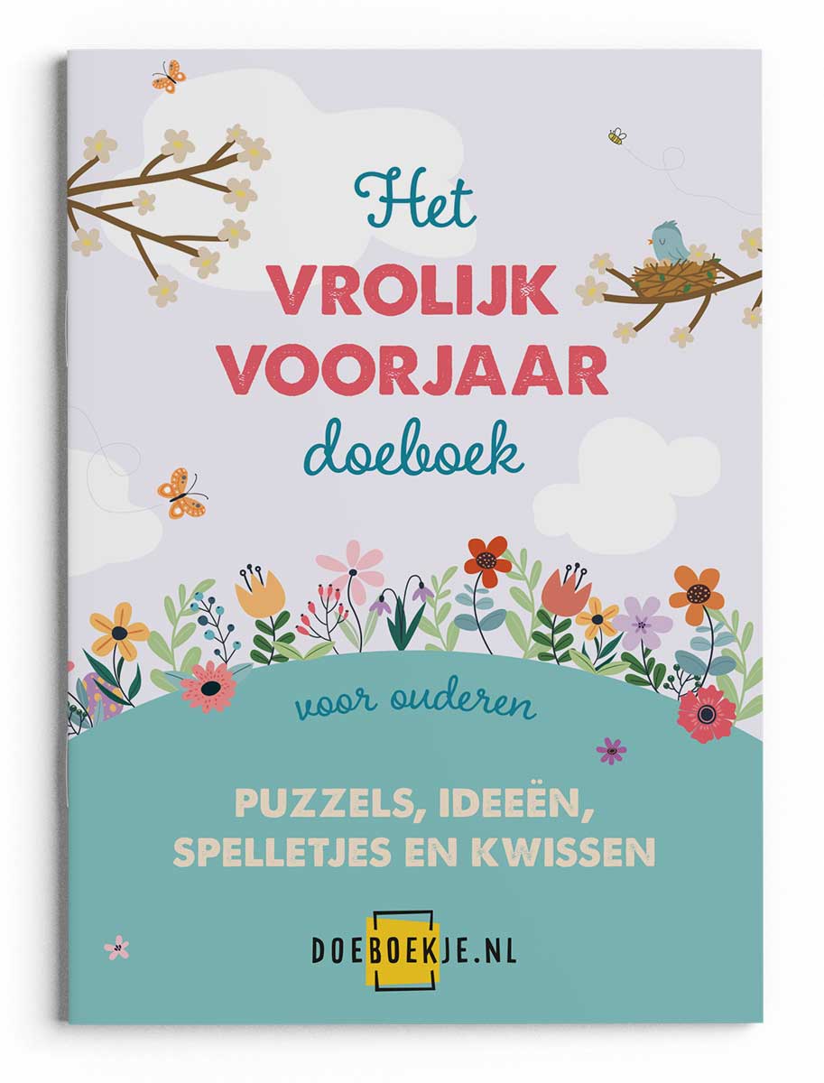 Vrolijk Voorjaar Doeboek | voor oudere senioren