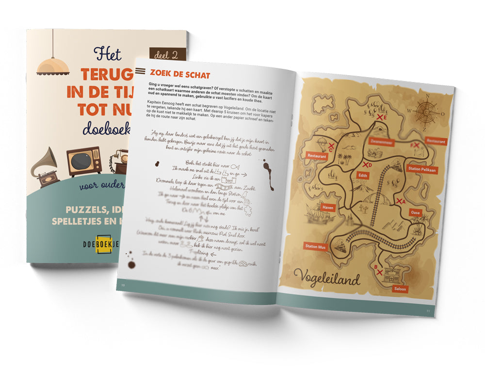 Terug in de Tijd tot Nu Doeboek Deel 2 | voor ouderen