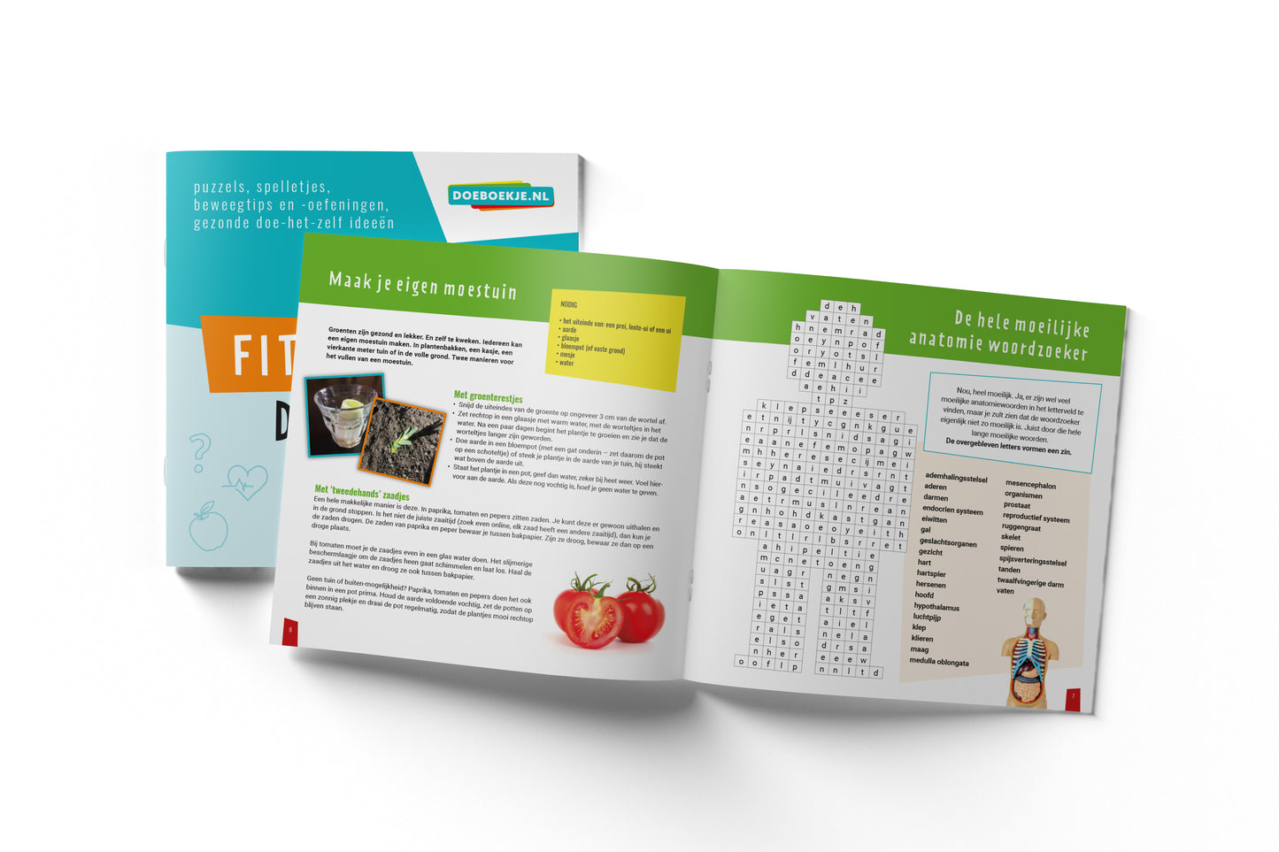 Gezinsdeal: Fit & Vitaal Doeboek + Set van 5 Smakelijk eten Doeboekjes | voor het gezin