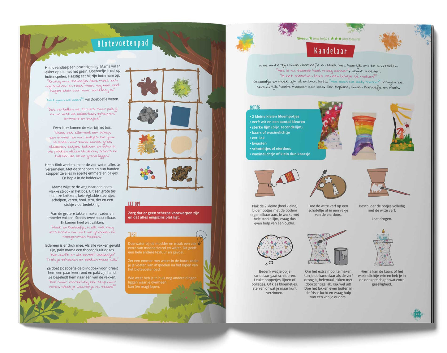 Doeboefjes Doeboek (A4) - voor kids 7-12 jaar, met gratis boekenlegger