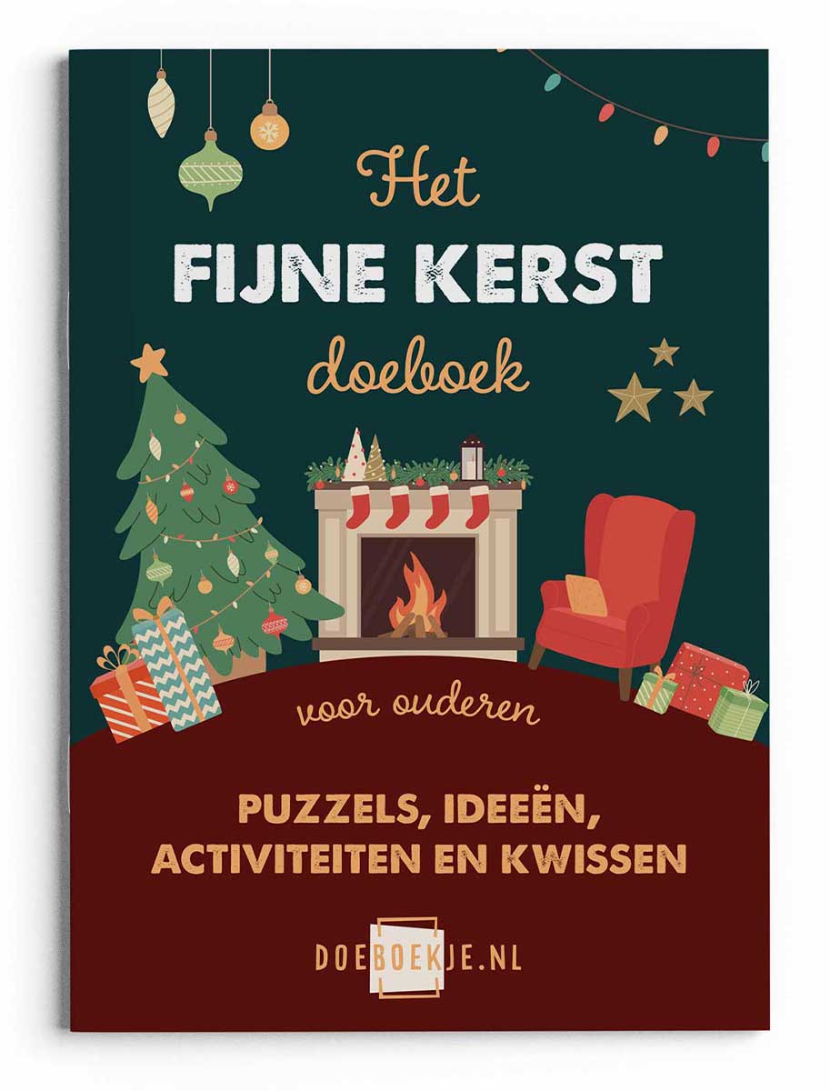 Fijne Kerst Doeboek | voor ouderen