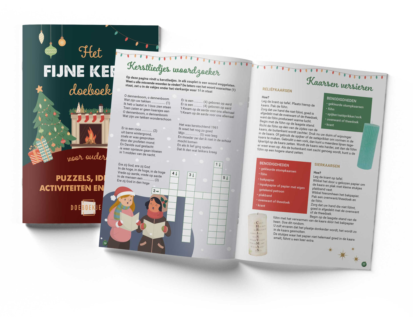 Fijne Kerst Doeboek | voor ouderen
