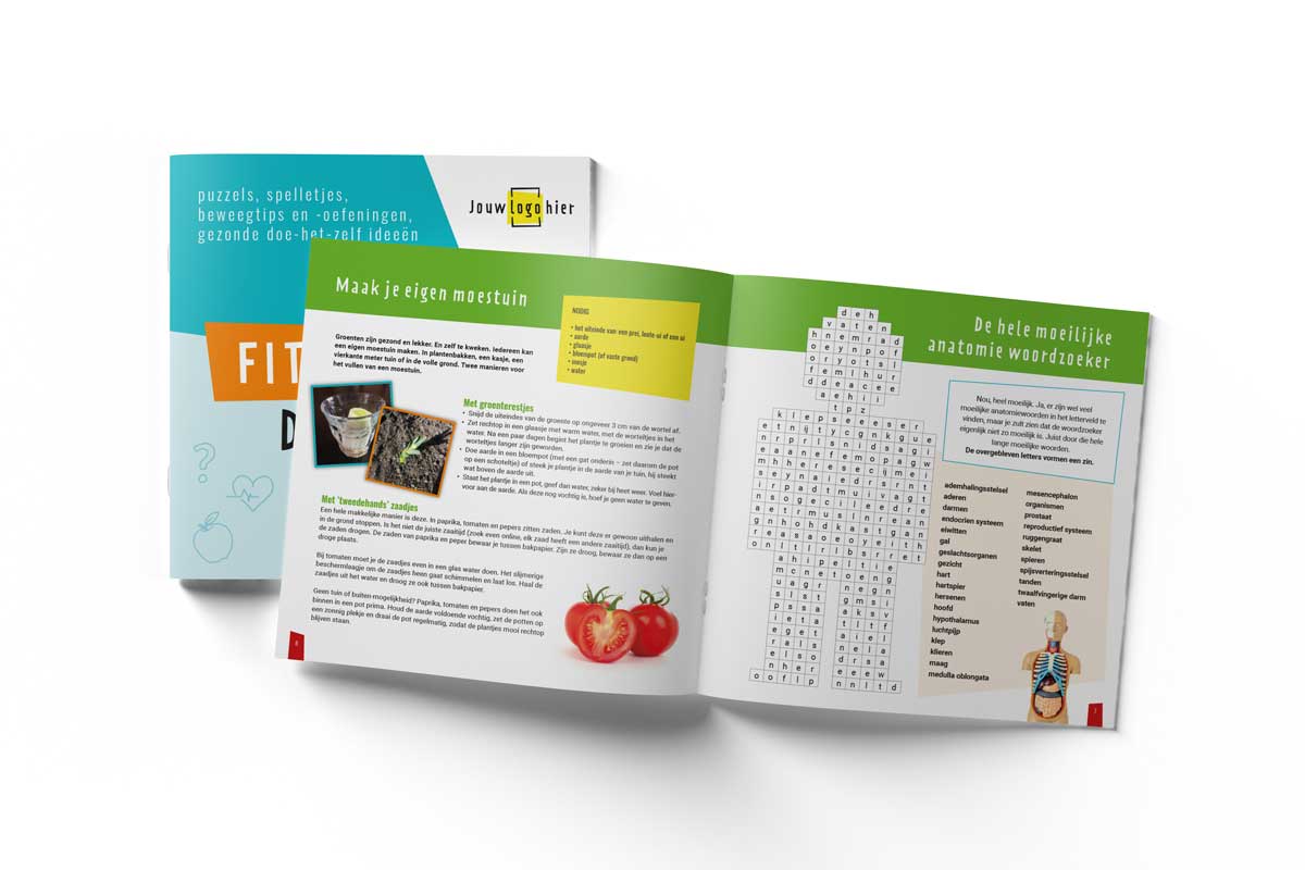 Gezinsdeal: Fit & Vitaal Doeboek + Set van 5 Smakelijk eten Doeboekjes | voor het gezin