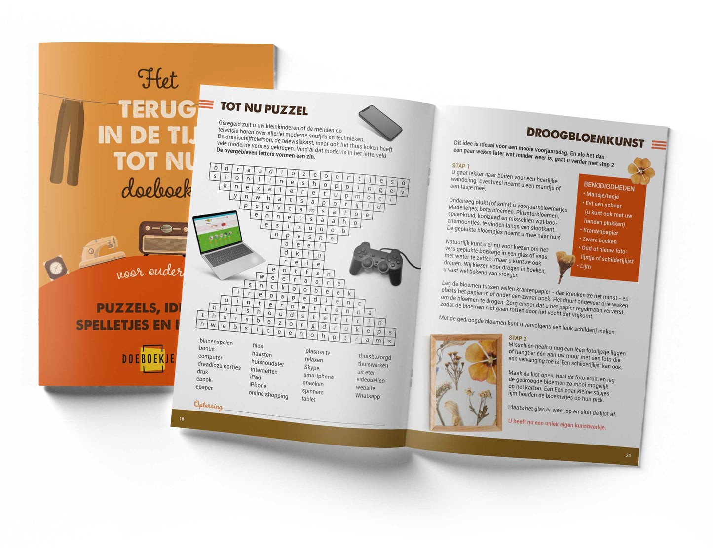 Terug in de Tijd tot Nu Doeboek deel 1 | voor ouderen