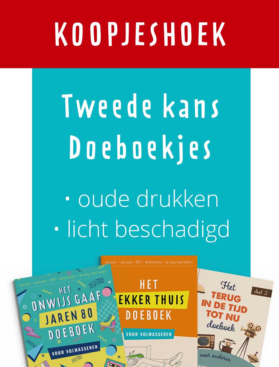 Tweede Kans Doeboekjes | voor alle doelgroepen