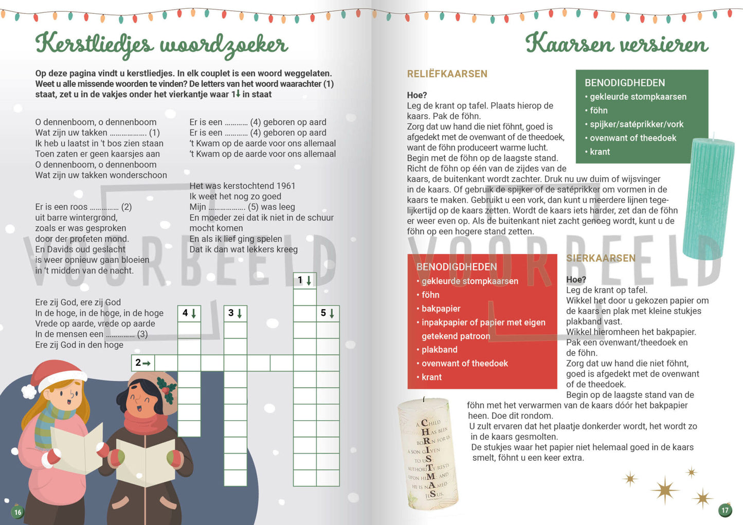 Fijne Kerst Doeboek | voor ouderen