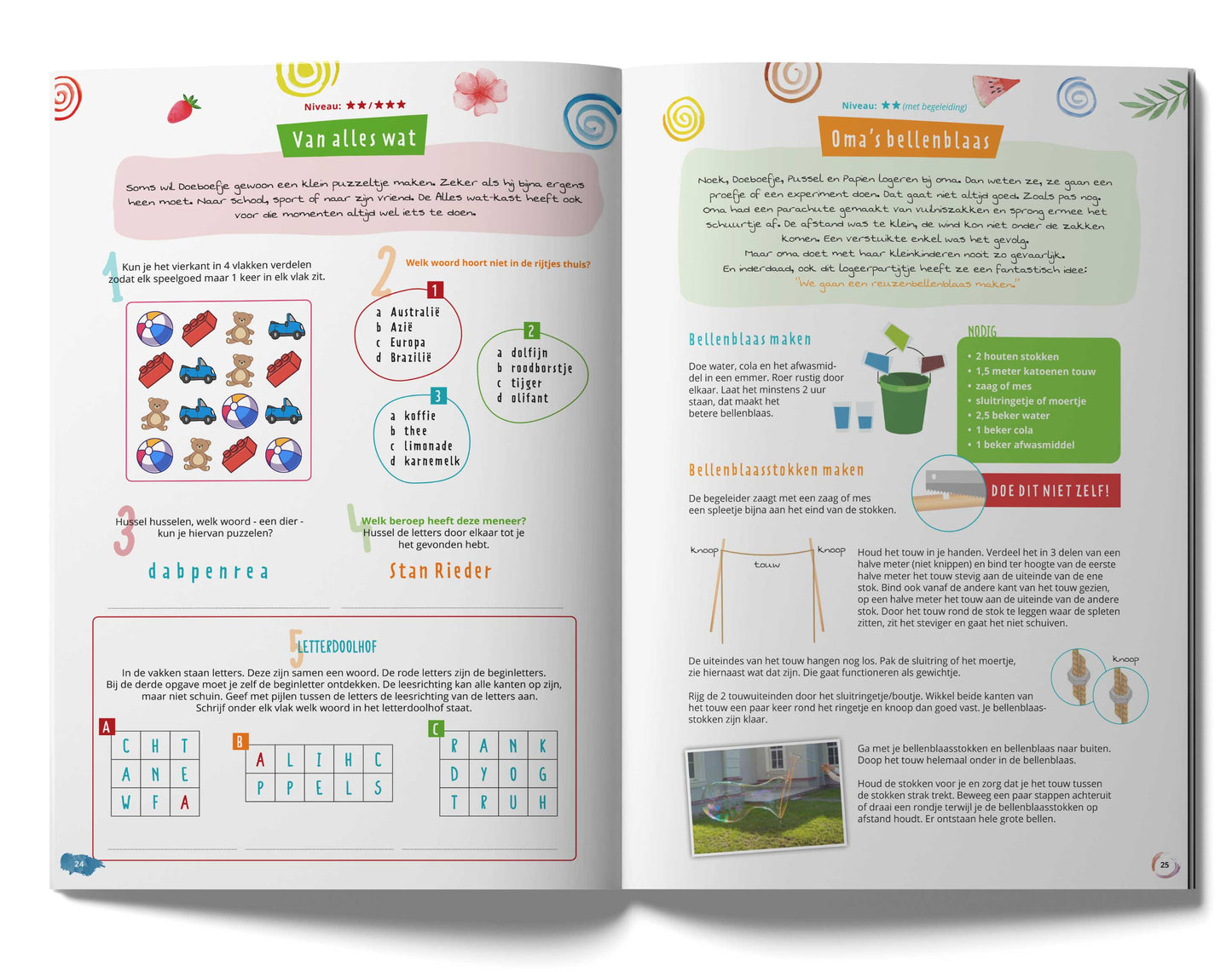 VOORVERKOOP Op avontuur met Doeboefje (A4-formaat) - voor kids 7-12 jaar - vakantieboek