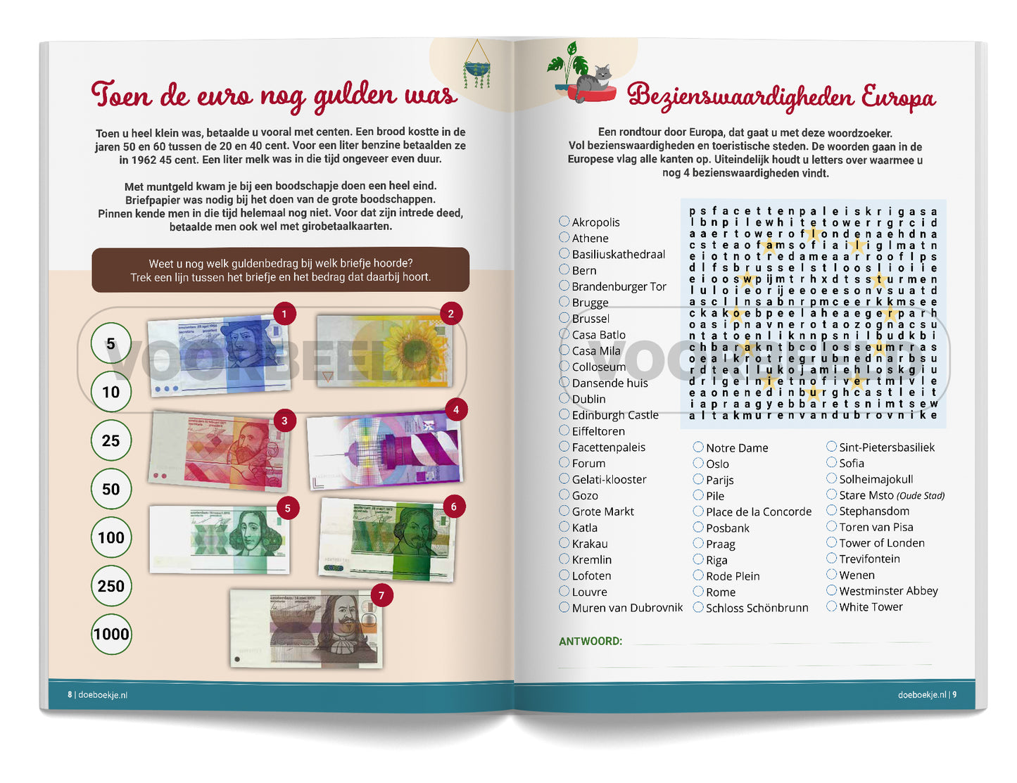 VOORVERKOOP Het Gezellige Doeboek | voor volwassenen en senioren