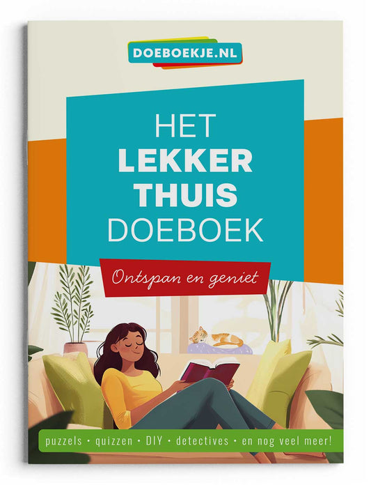 Lekker Thuis Doeboek (nieuwe cover) | voor volwassenen