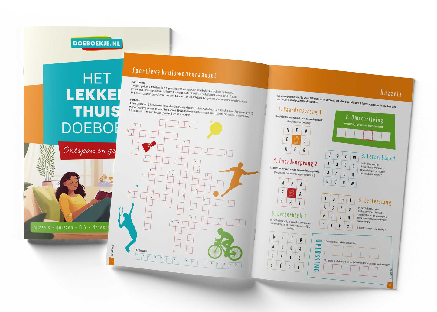 Lekker Thuis Doeboek (nieuwe cover) | voor volwassenen