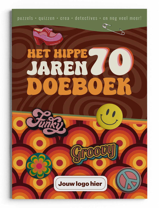 NIEUW | Hippe Jaren 70 Doeboek | voor volwassenen