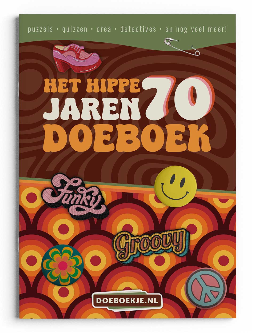 NIEUW | Hippe Jaren 70 Doeboek | voor volwassenen