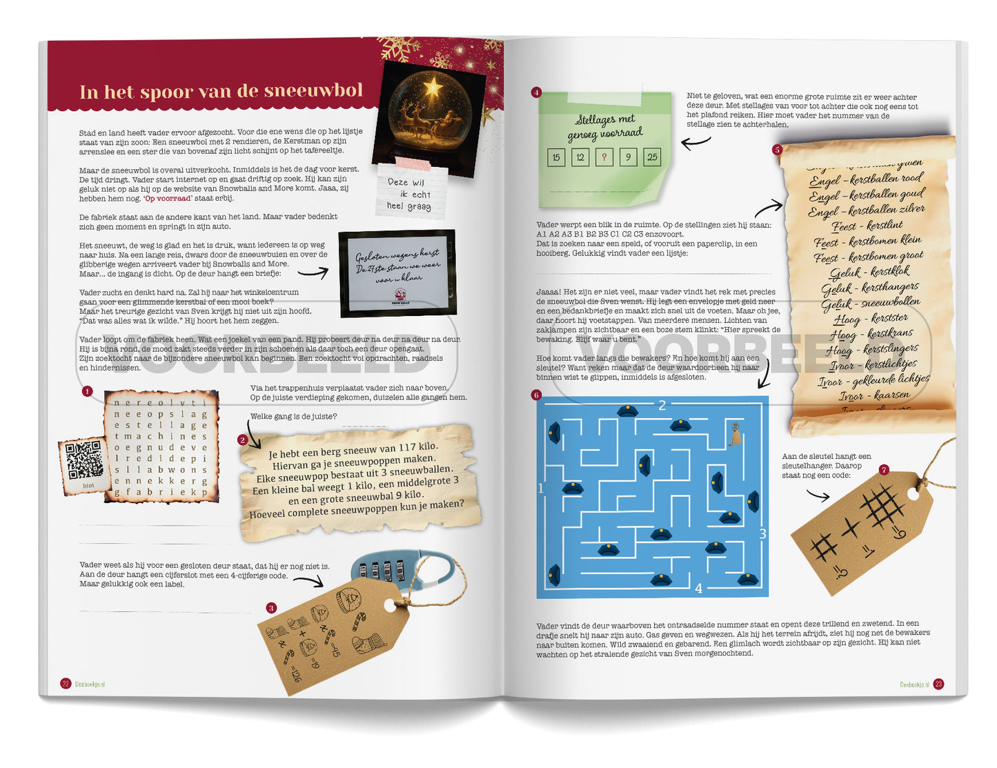 Knusse Kerst Doeboek | voor volwassenen