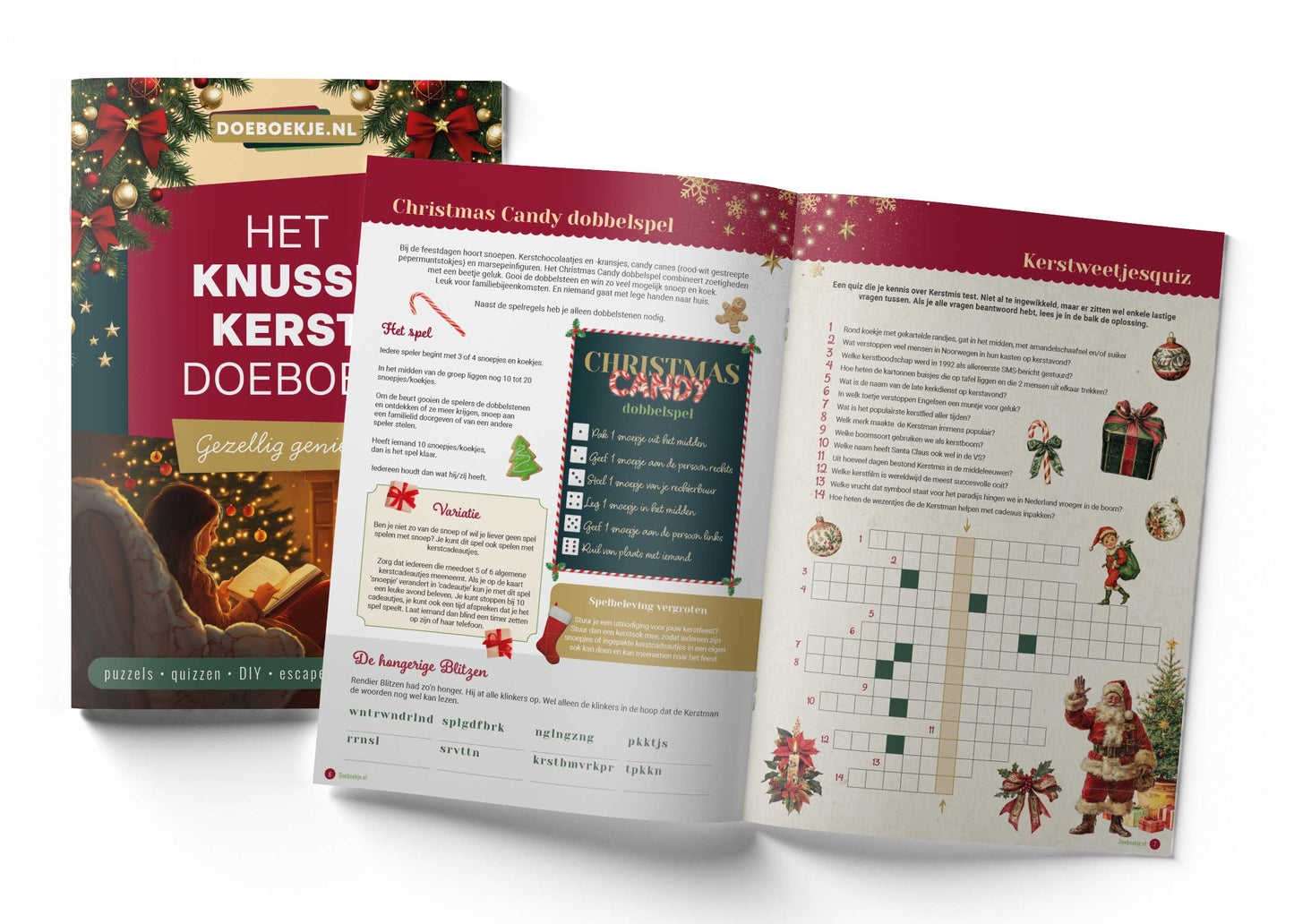 Knusse Kerst Doeboek | voor volwassenen
