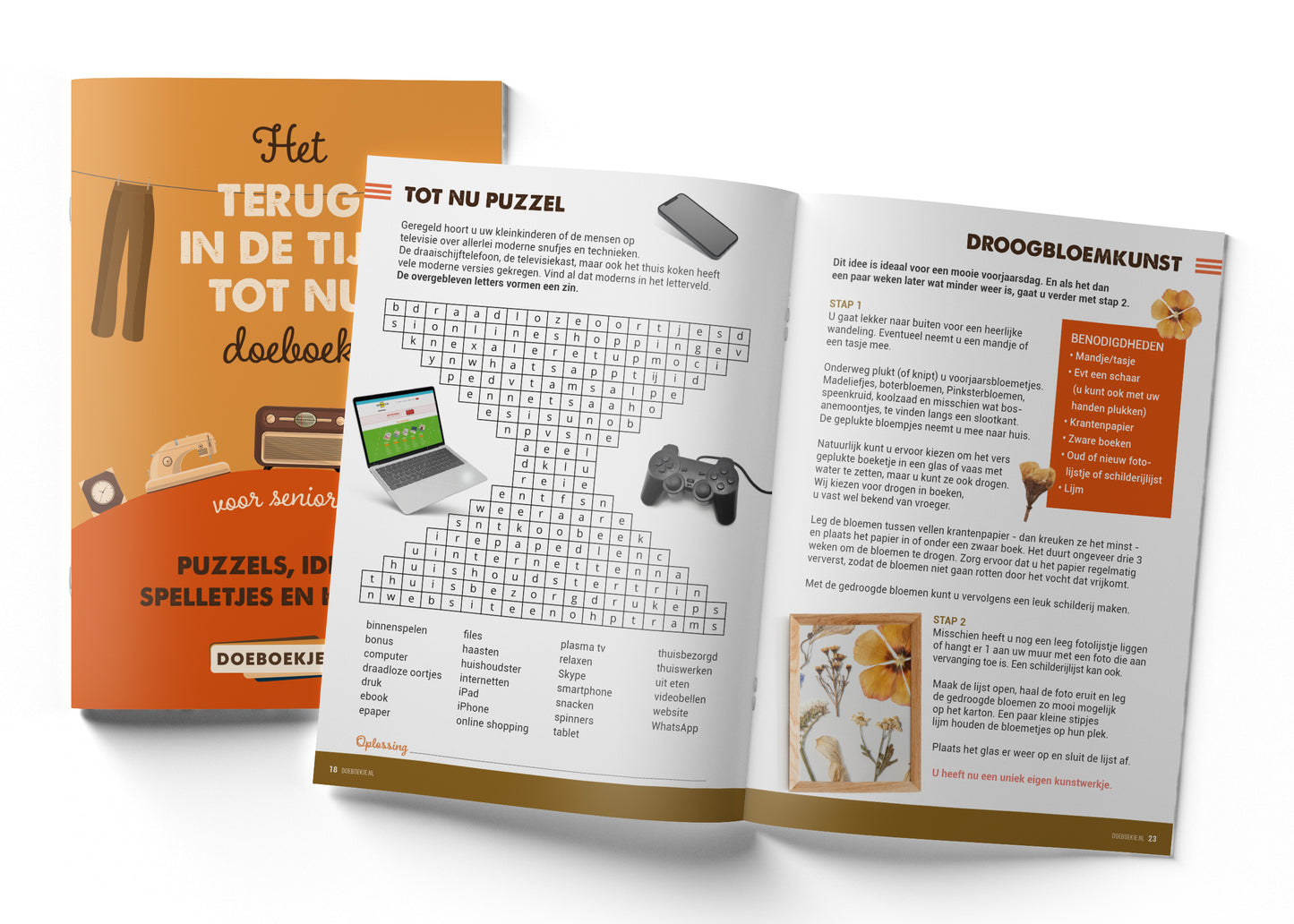 Terug in de Tijd tot Nu Doeboek deel 1 | voor senioren