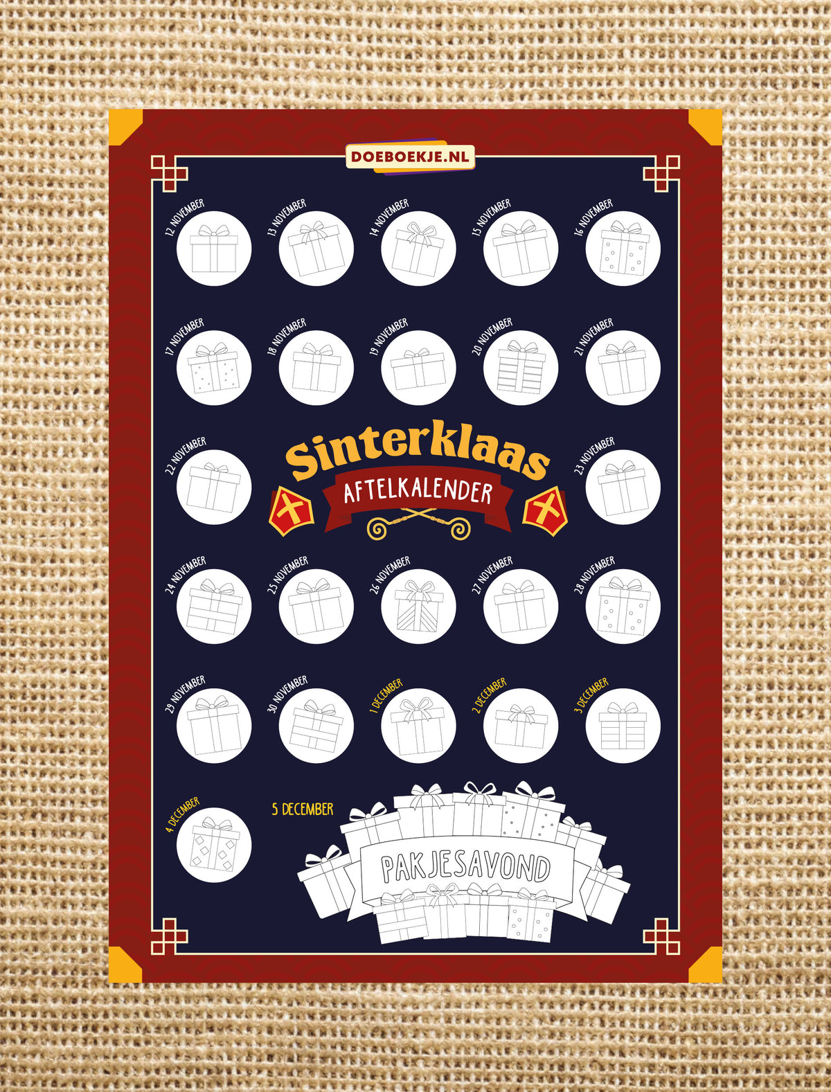 Set van 2 Sinterklaas Doeboekjes | voor ouders en voor kinderen