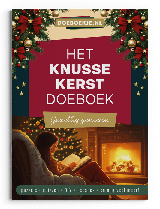 Knusse Kerst Doeboek | voor volwassenen