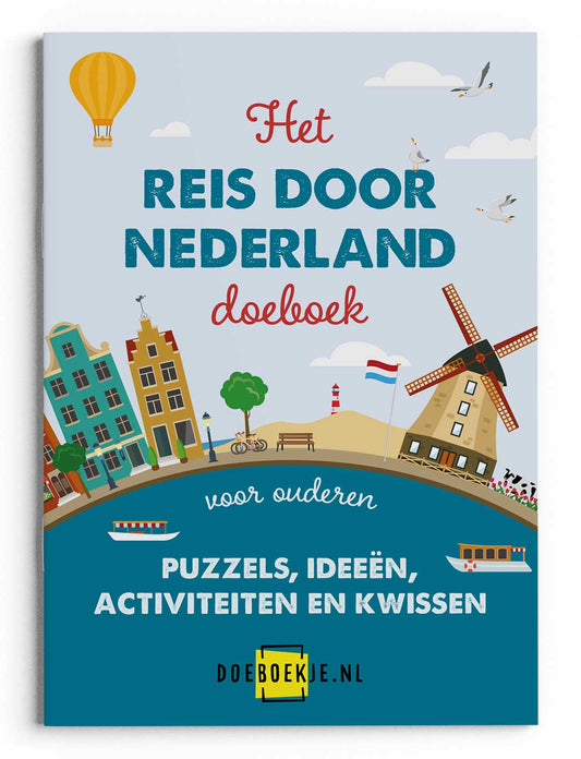 Het Reis door Nederland Doeboek | voor ouderen