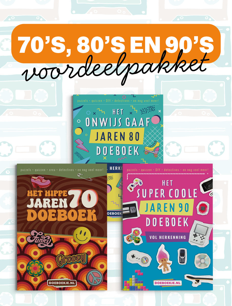 70’s, 80’s en 90’s voordeelpakket | voor volwassenen