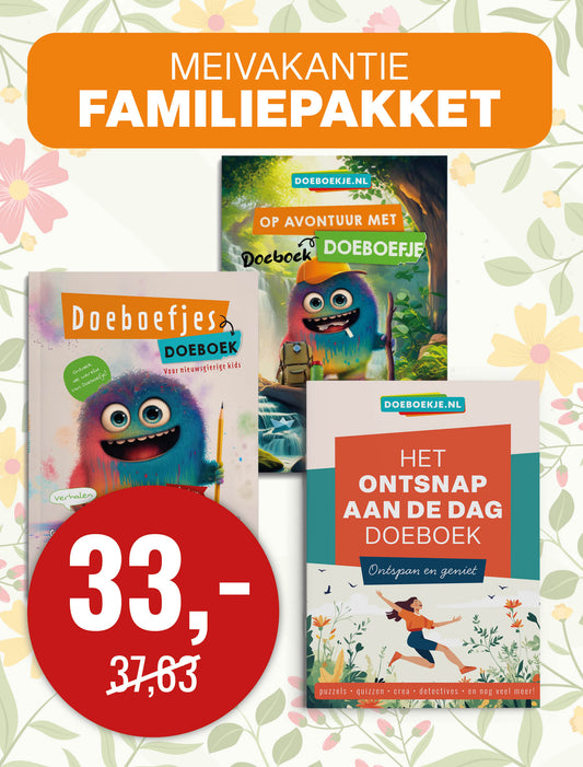 Meivakantie Familiepakket voor het gezin | voordeelpakket