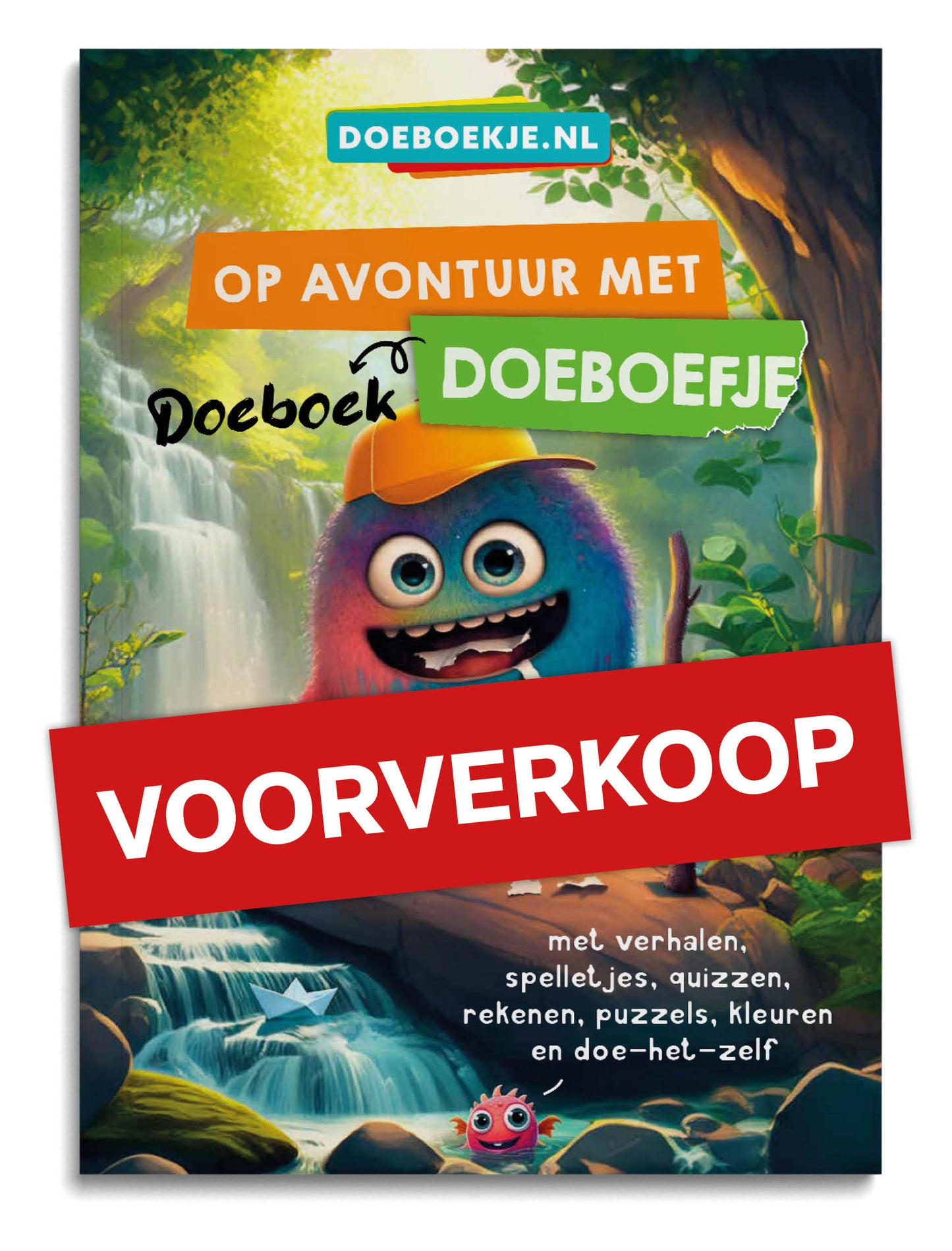 VOORVERKOOP Op avontuur met Doeboefje (A4-formaat) - voor kids 7-12 jaar - vakantieboek