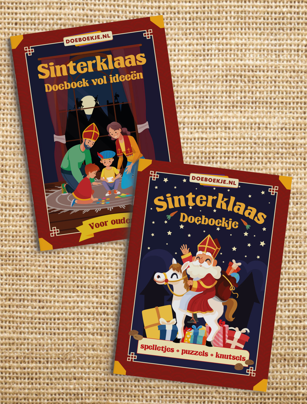 Set van 2 Sinterklaas Doeboekjes | voor ouders en voor kinderen