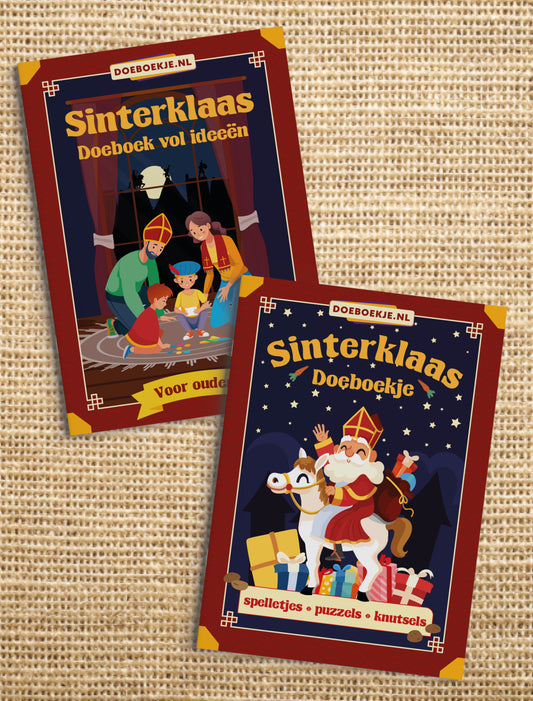 Set van 2 Sinterklaas Doeboekjes | voor ouders en voor kinderen