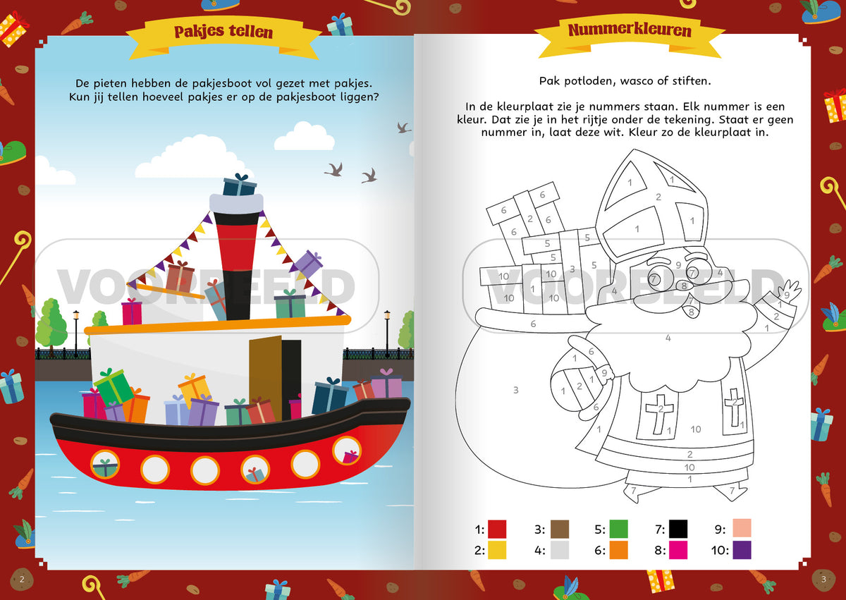 Set van 2 Sinterklaas Doeboekjes | voor ouders en voor kinderen