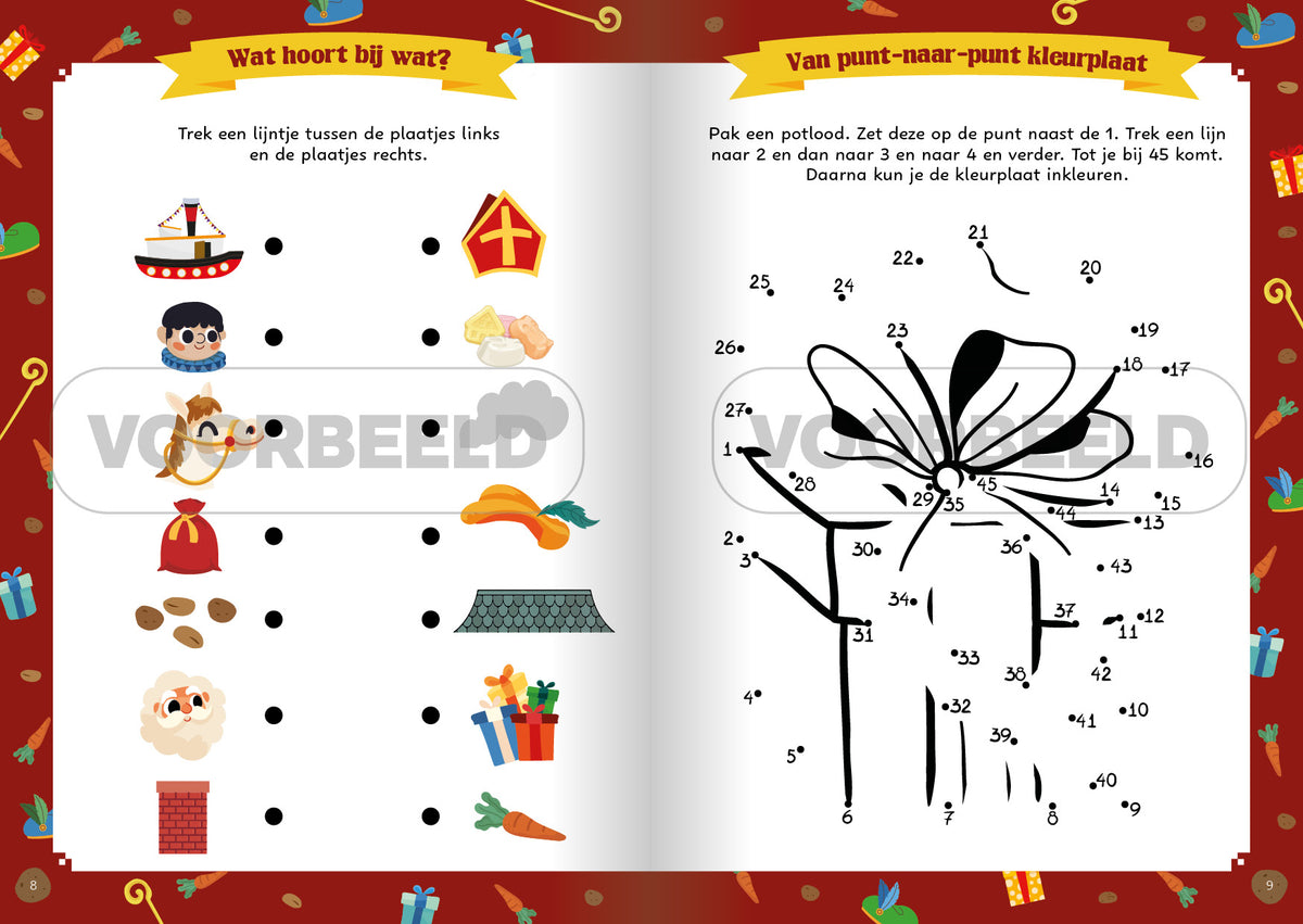 Set van 2 Sinterklaas Doeboekjes | voor ouders en voor kinderen